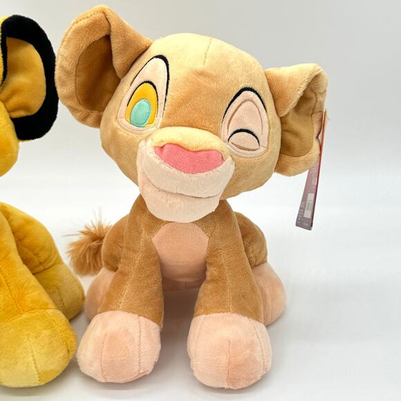 Disney The Lion King 30th Anniversary Simba & Nala Plush Stuffed Toy Set NEW - Picture 3 of 8